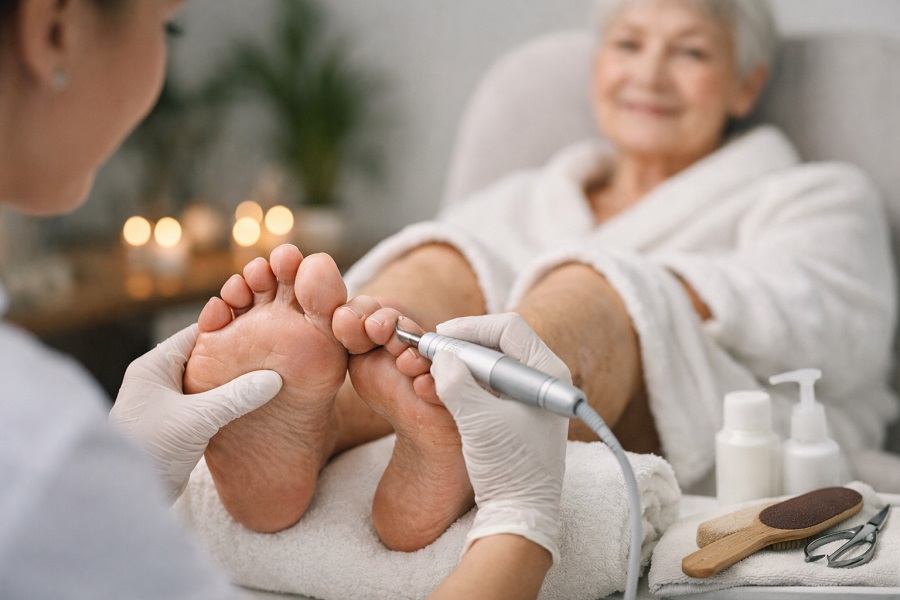 Pielęgnacja stóp po 60. roku życia – jak zmieniają się potrzeby i jakie zabiegi pomogą